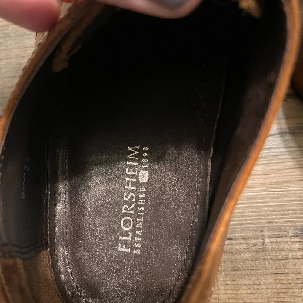 Florsheim Tan Leather Oxford Shoes